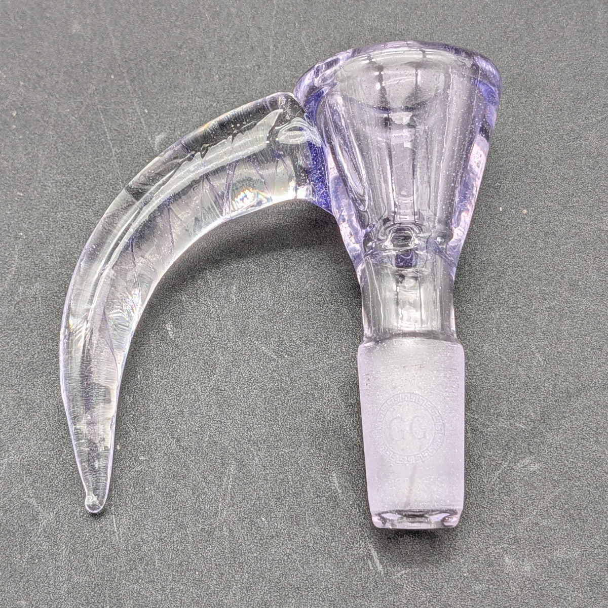 Greek Glass Full Color 14mm 4 Hole Slide-Avernic Smoke Shop