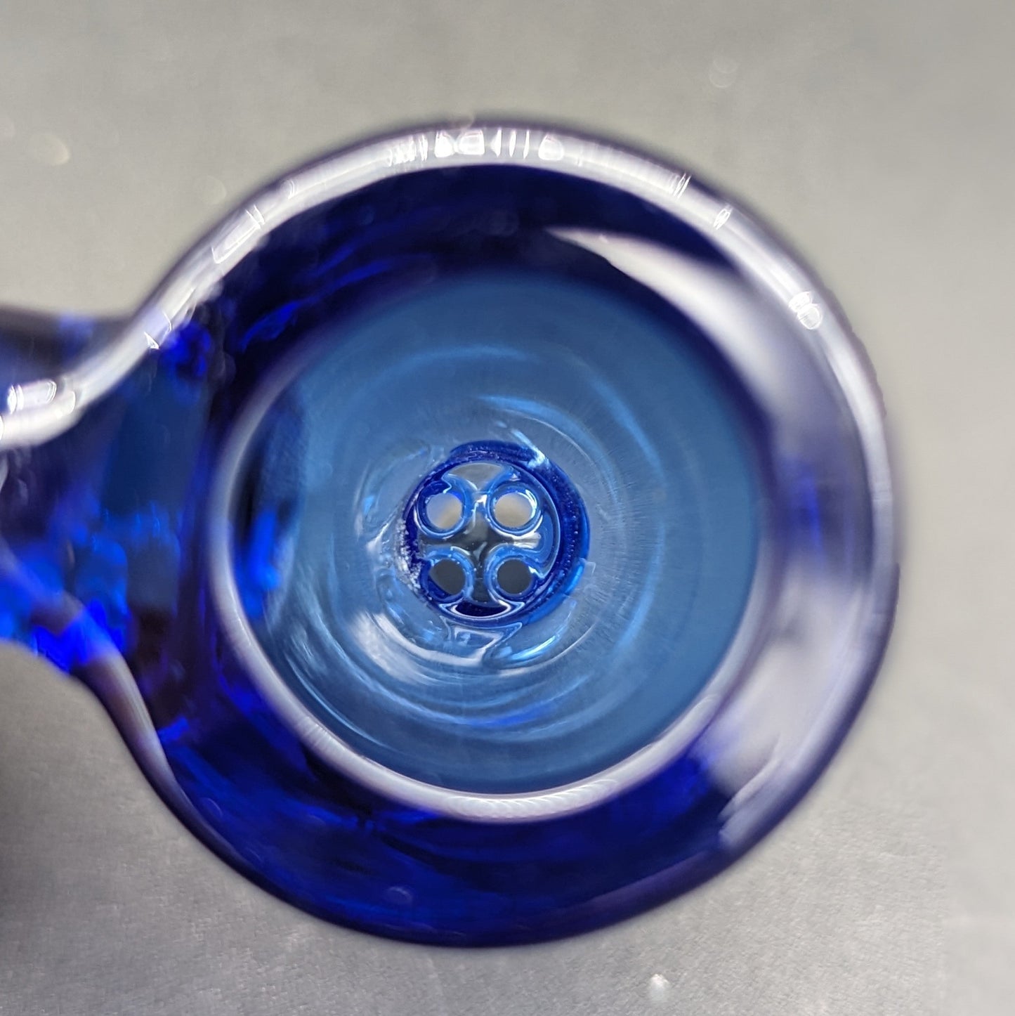 Greek Glass Full Color 14mm 4 Hole Slide-Avernic Smoke Shop