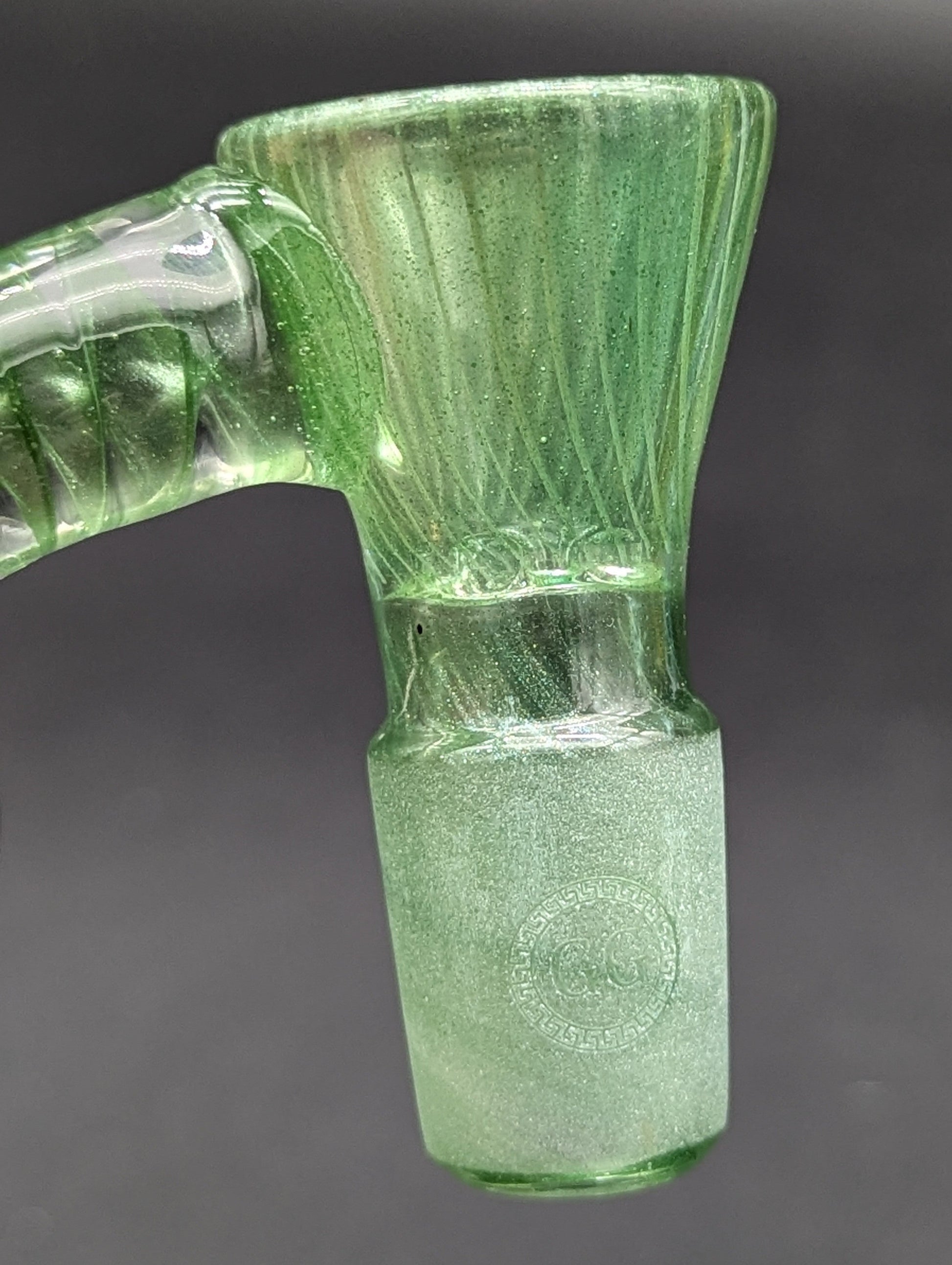 Greek Glass Full Color 18mm 4 Hole Slide-Avernic Smoke Shop