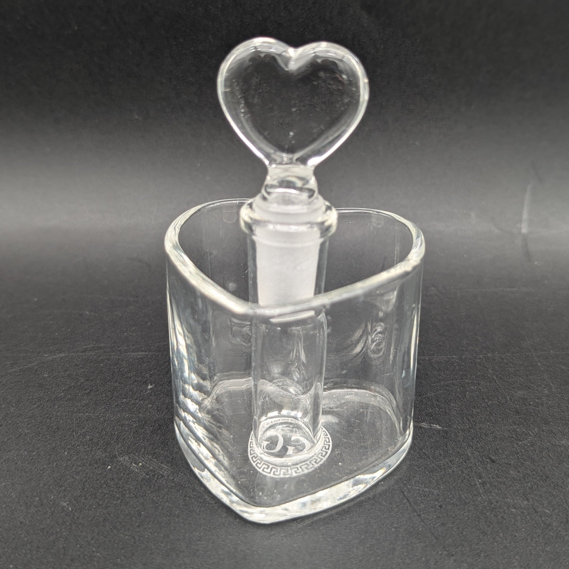 Greek Glass Heart Shaped Qtip & Iso Holder-Avernic Smoke Shop