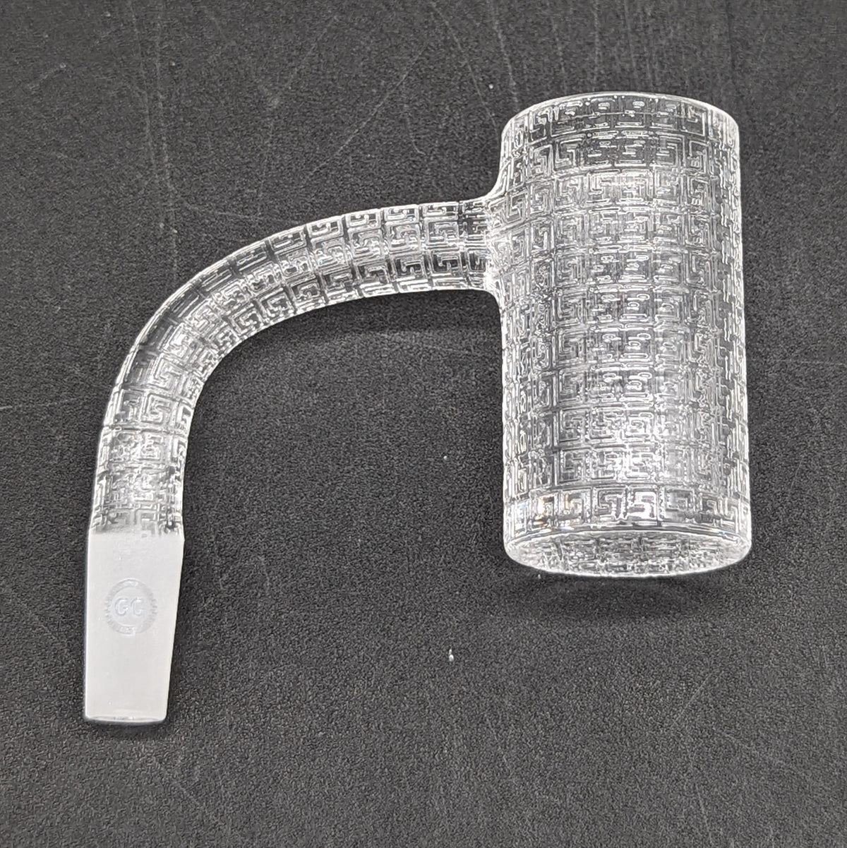 Greek Glass HQ Deep Etched Banger 10mm-Meech Madness Smoke Shop