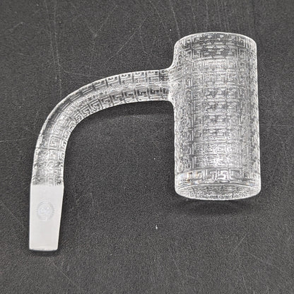 Greek Glass HQ Deep Etched Banger 10mm-Meech Madness Smoke Shop