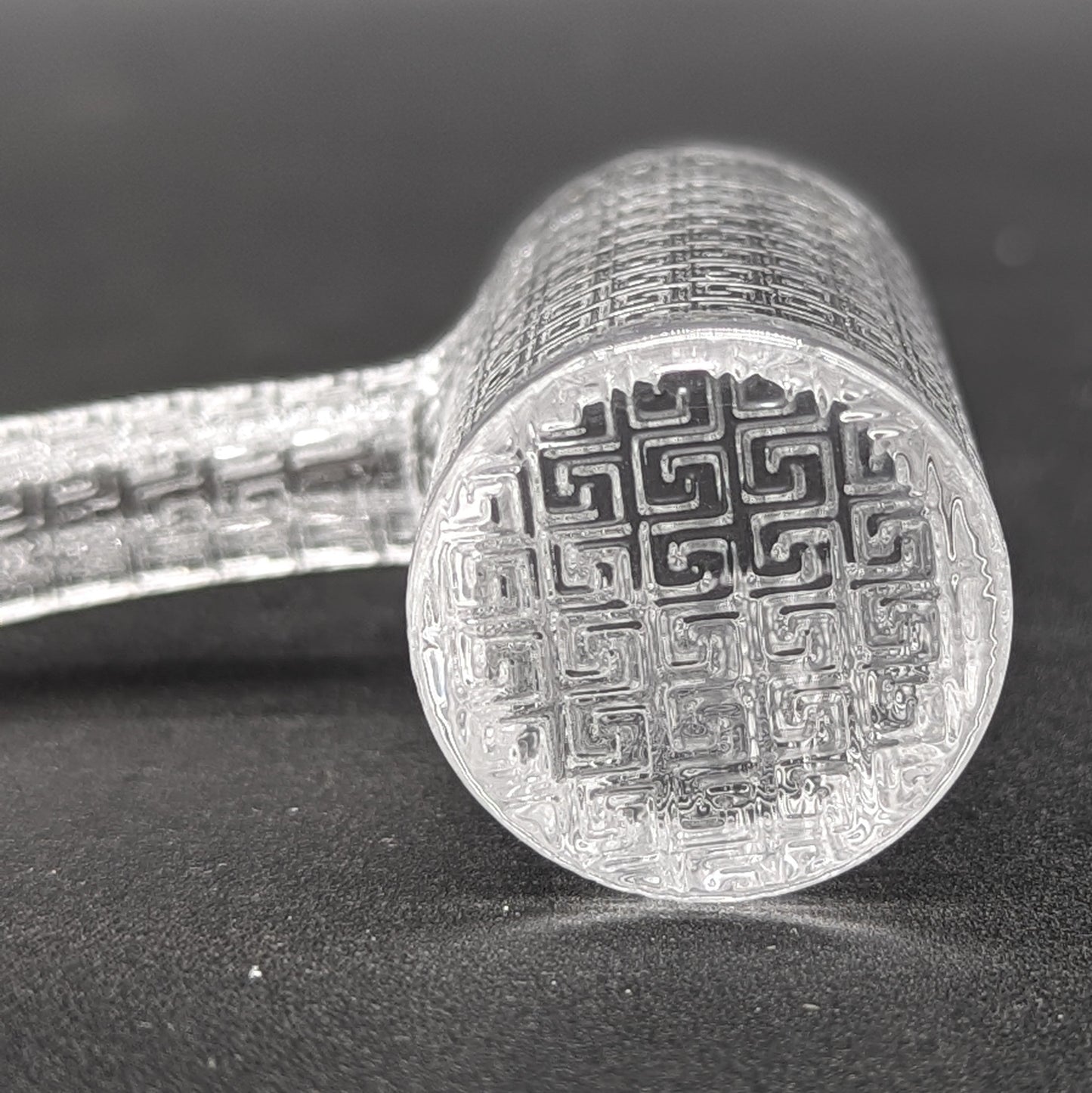 Greek Glass HQ Deep Etched Banger 10mm-Meech Madness Smoke Shop