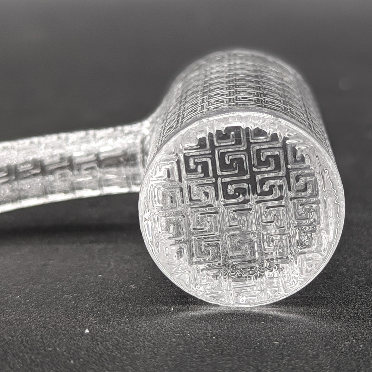Greek Glass HQ Deep Etched Banger 10mm-Meech Madness Smoke Shop