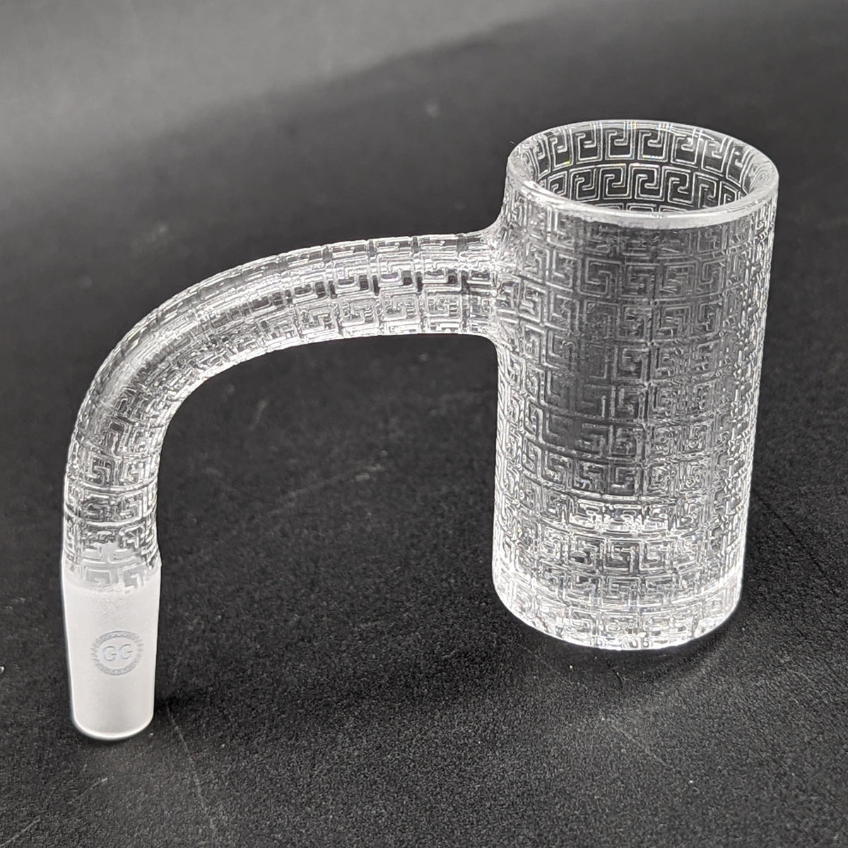 Greek Glass HQ Deep Etched Banger 10mm-Meech Madness Smoke Shop