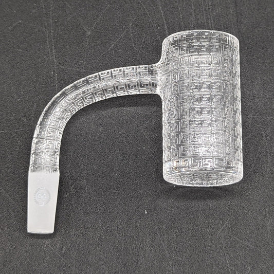 Greek Glass HQ Deep Etched Banger 10mm - Meech Madness Smoke Shop