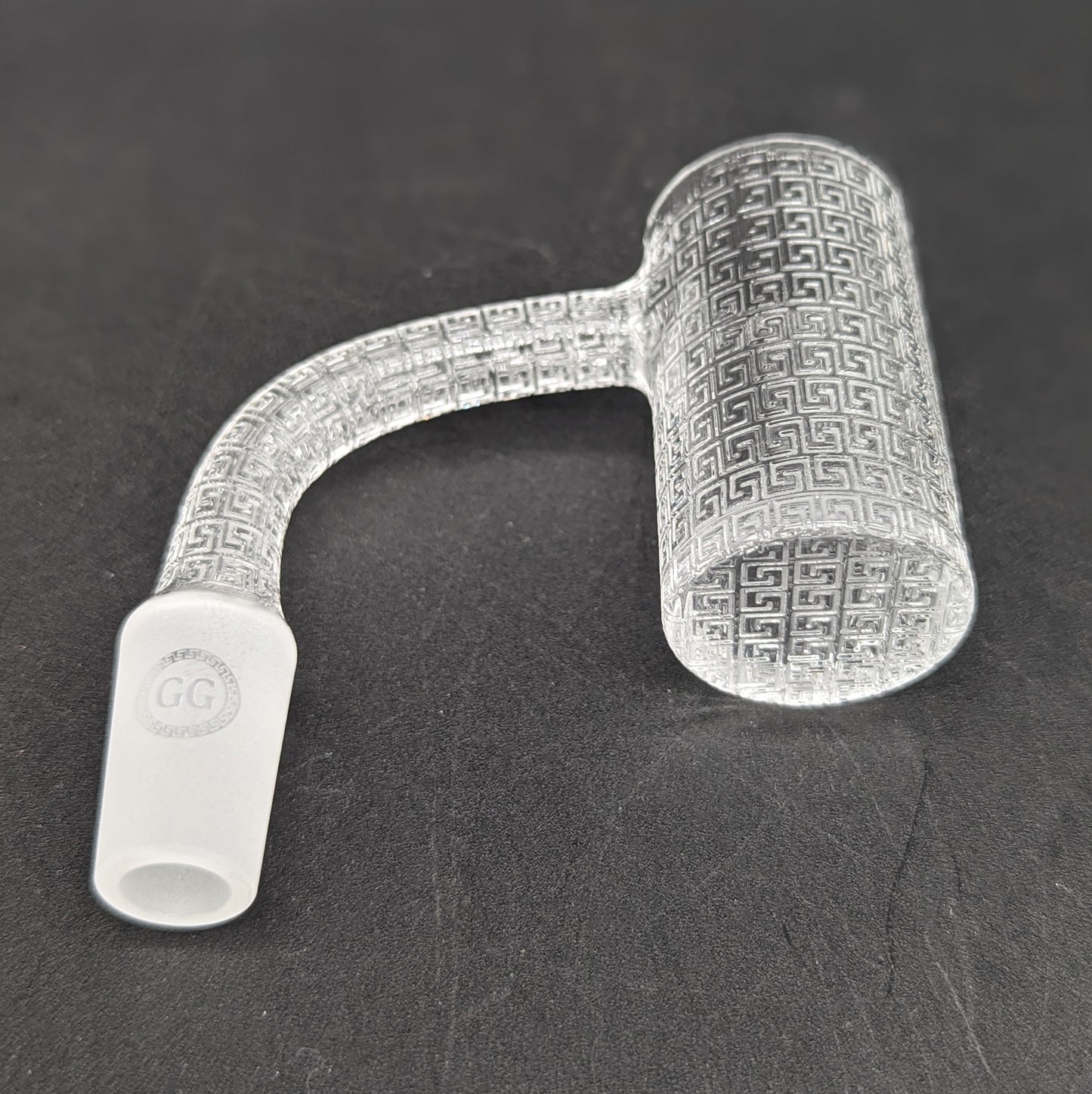 Greek Glass HQ Deep Etched Banger 14mm-Meech Madness Smoke Shop