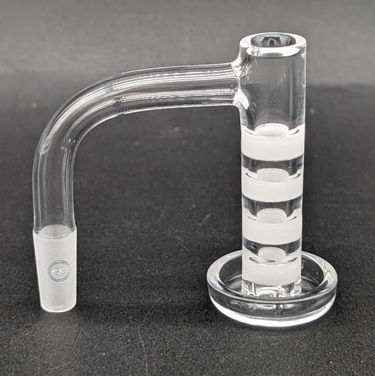 Greek Glass HQ Zebra Tower 10mm-Meech Madness Smoke Shop