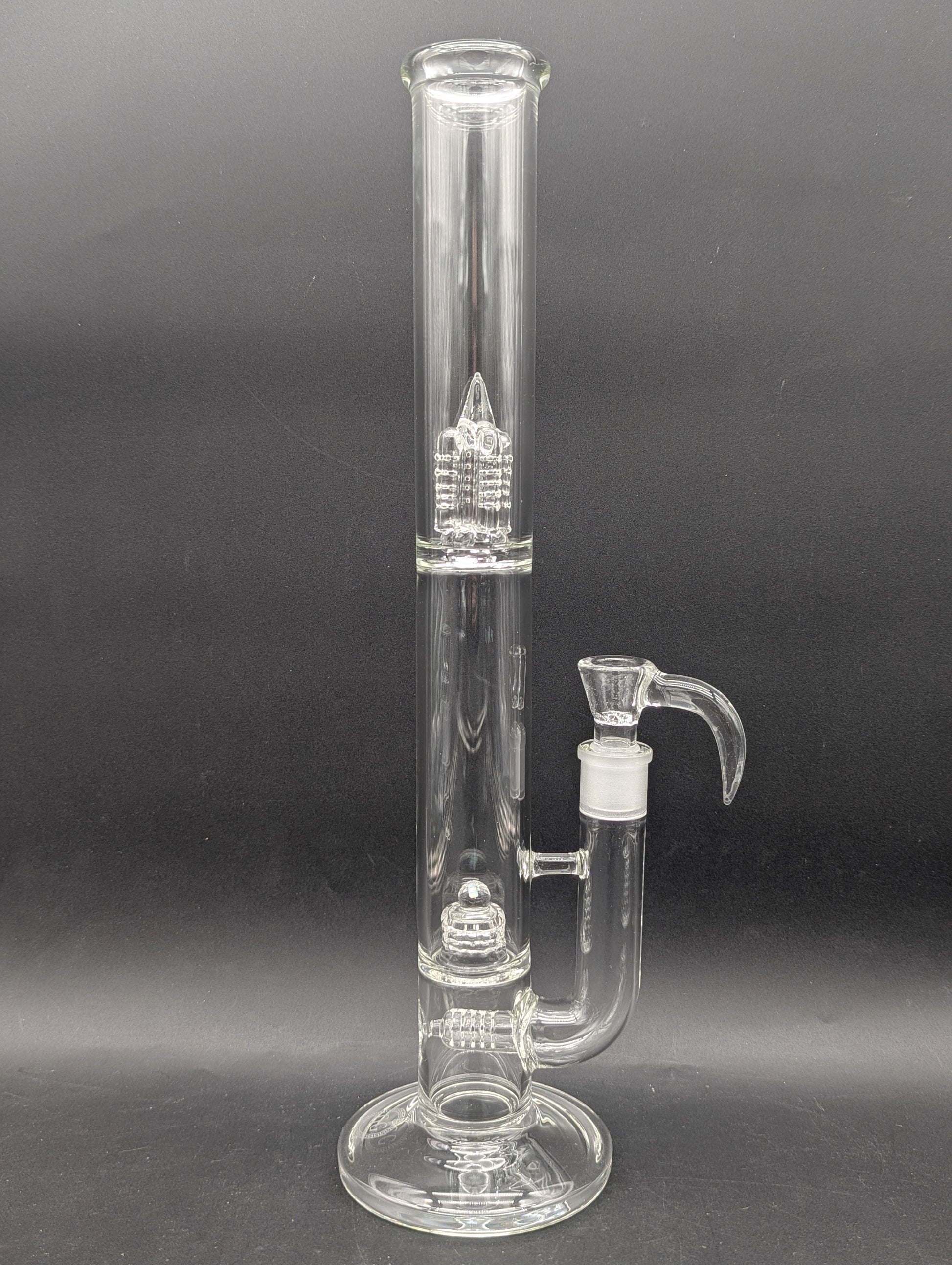 Greek Glass Inline to 360 Grid Cap Tube w/ Opal-Avernic Smoke Shop