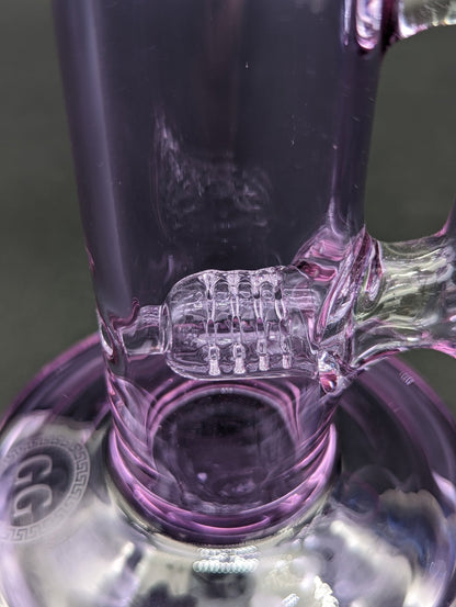 Greek Glass Mini Grid Full Color Tube - Meech Madness Smoke Shop