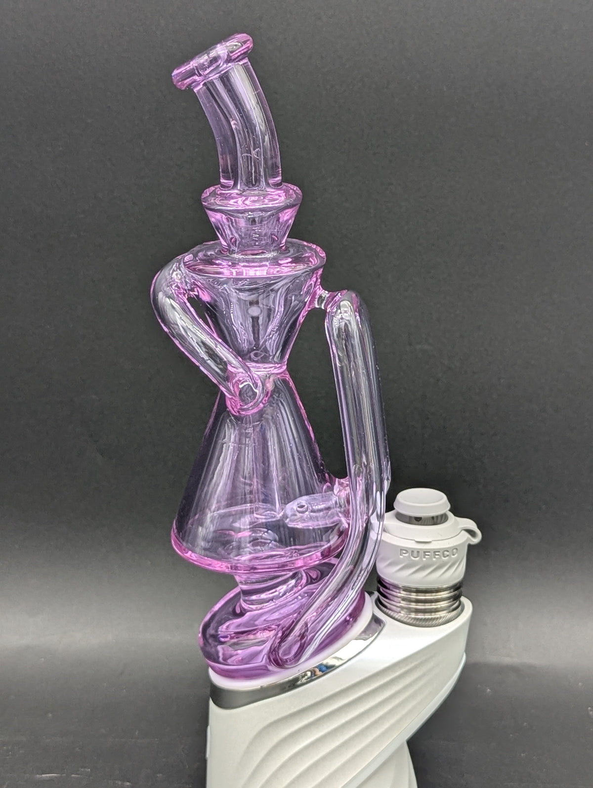 Greek Glass Puffco Peak Recycler Attachment-Meech Madness Smoke Shop