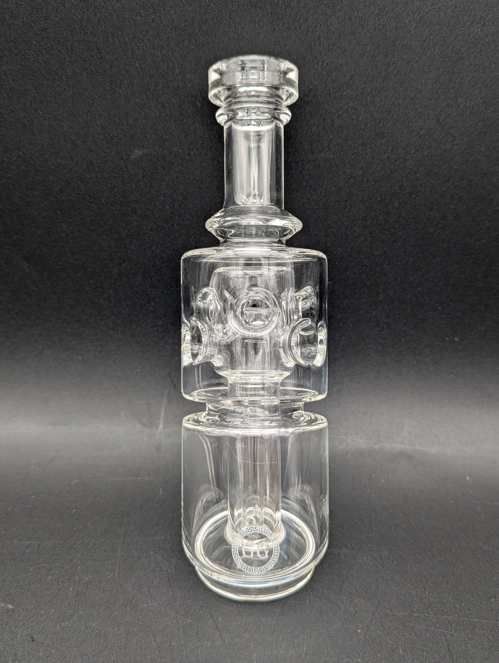 Greek Glass Puffco Peak Straight Fab Attachment-Avernic Smoke Shop