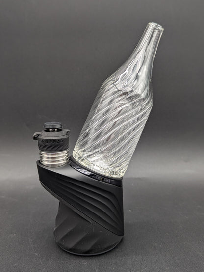 Greek Glass Puffco Scallop Attachment-Avernic Smoke Shop