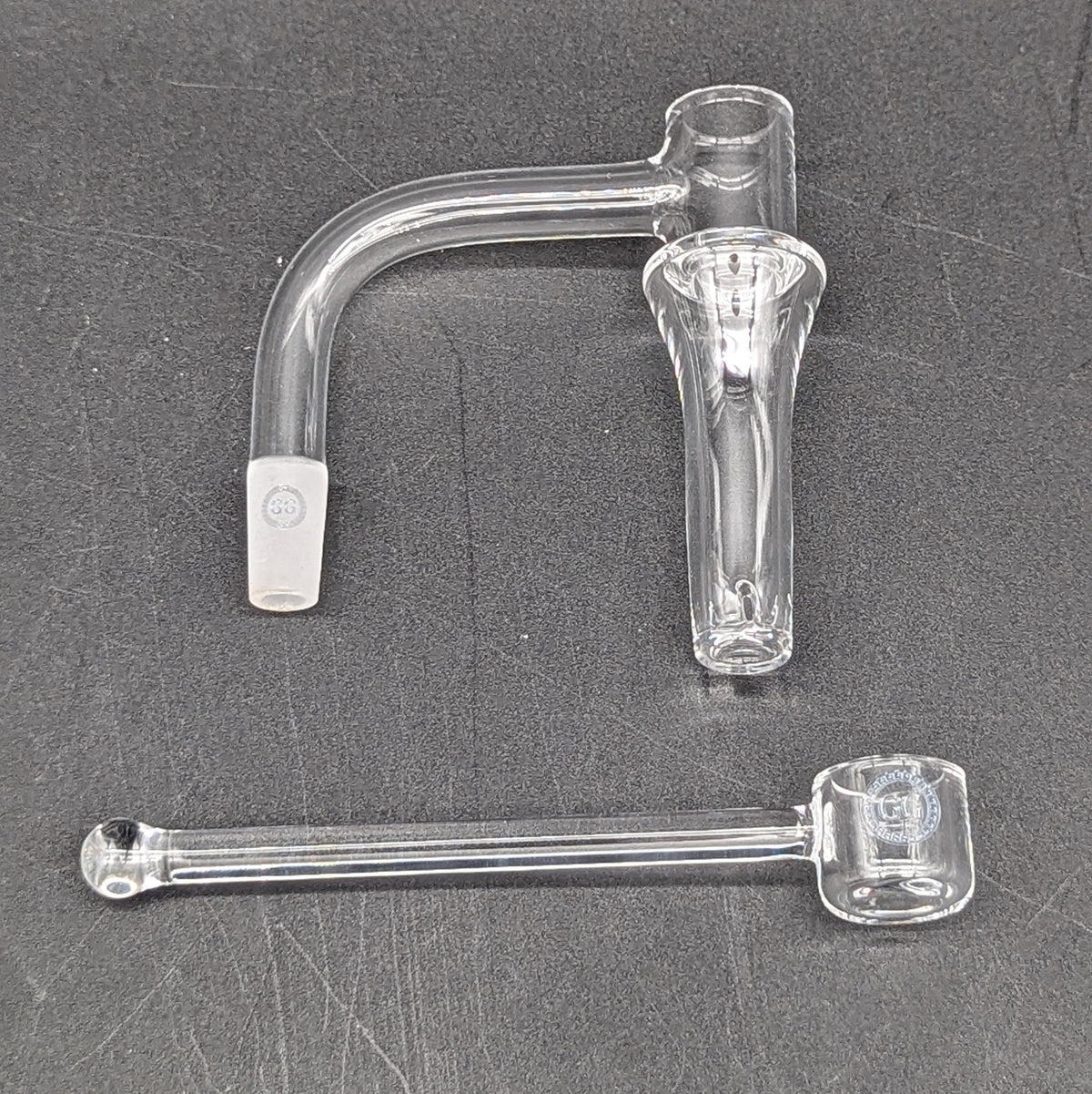 Greek Glass Quartz Terp Feeder Set 10 mm-Meech Madness Smoke Shop