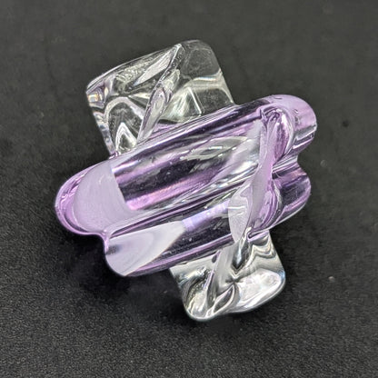 Greek Glass Slitted Spinner Cap-Avernic Smoke Shop