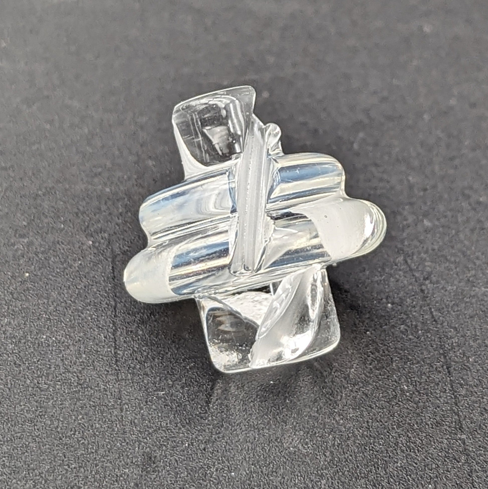 Greek Glass Slitted Spinner Cap-Avernic Smoke Shop