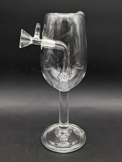Greek Glass Wine Glass Bubbler - Meech Madness Smoke Shop