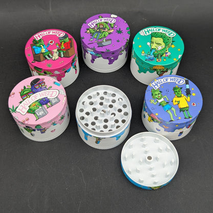 Hall of Weed Full Art 50mm Grinder-Avernic Smoke Shop