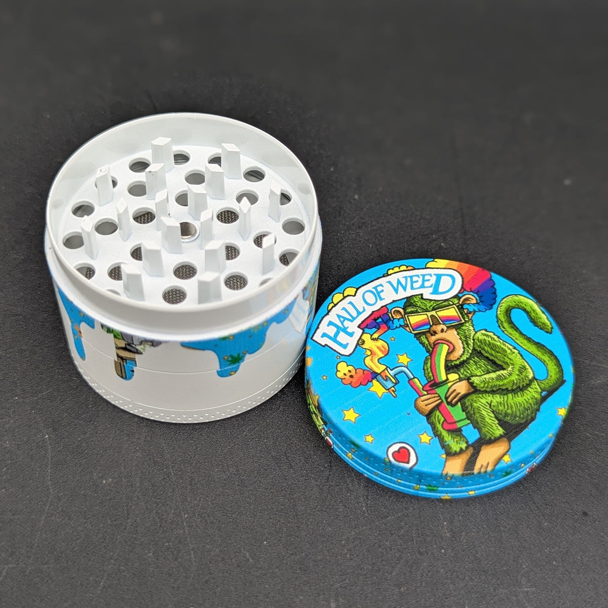 Hall of Weed Full Art 50mm Grinder-Avernic Smoke Shop