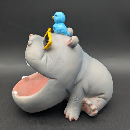 Happenin' Hippo Polyresin Ashtray-Avernic Smoke Shop