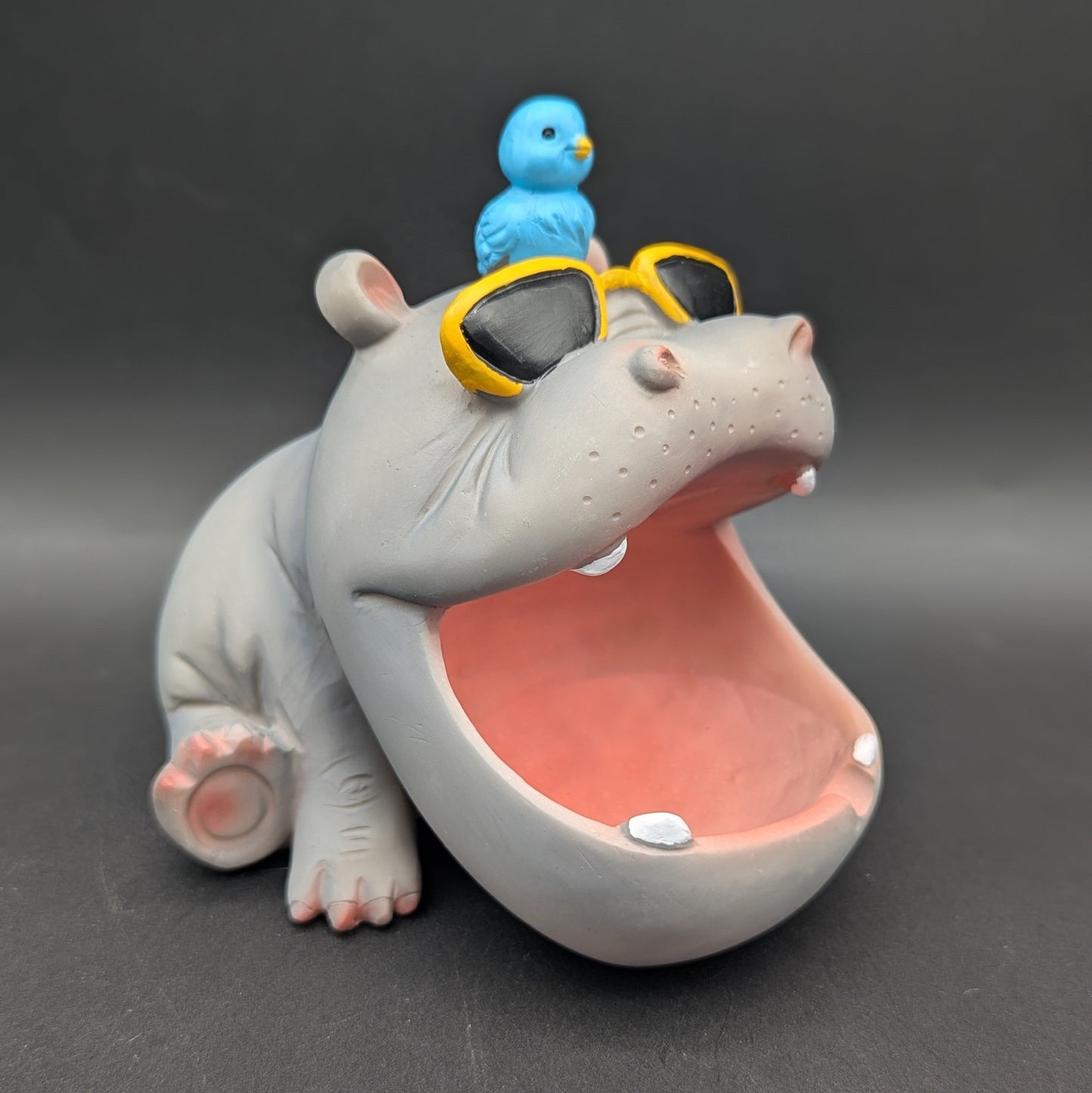 Happenin' Hippo Polyresin Ashtray-Avernic Smoke Shop