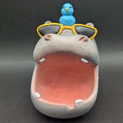 Happenin' Hippo Polyresin Ashtray - Meech Madness Smoke Shop