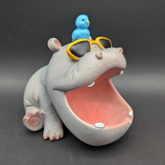 Happenin' Hippo Polyresin Ashtray - Meech Madness Smoke Shop
