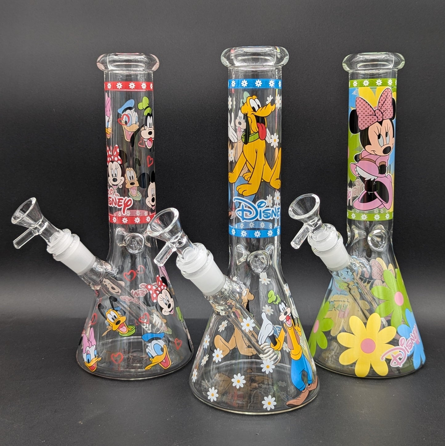Happy Animal Cartoon Beaker Bongs 10"-Avernic Smoke Shop