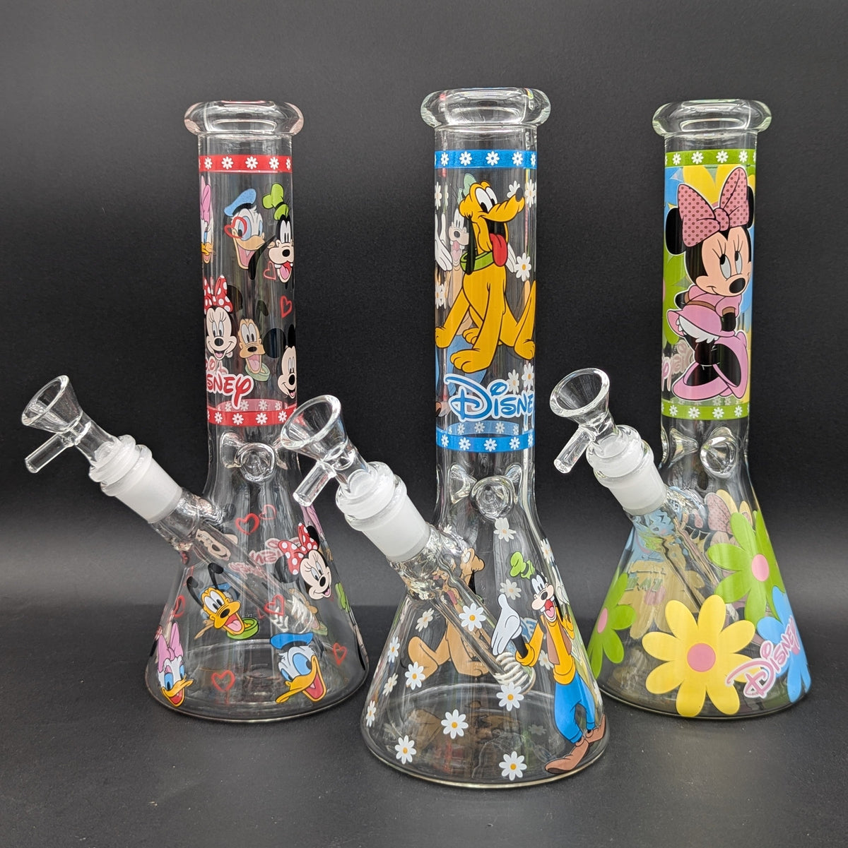 Happy Animal Cartoon Beaker Bongs 10"-Avernic Smoke Shop