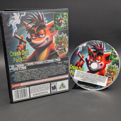 Hash Bandicoot - 3.5g Mylar Bag and DVD Case-Avernic Smoke Shop