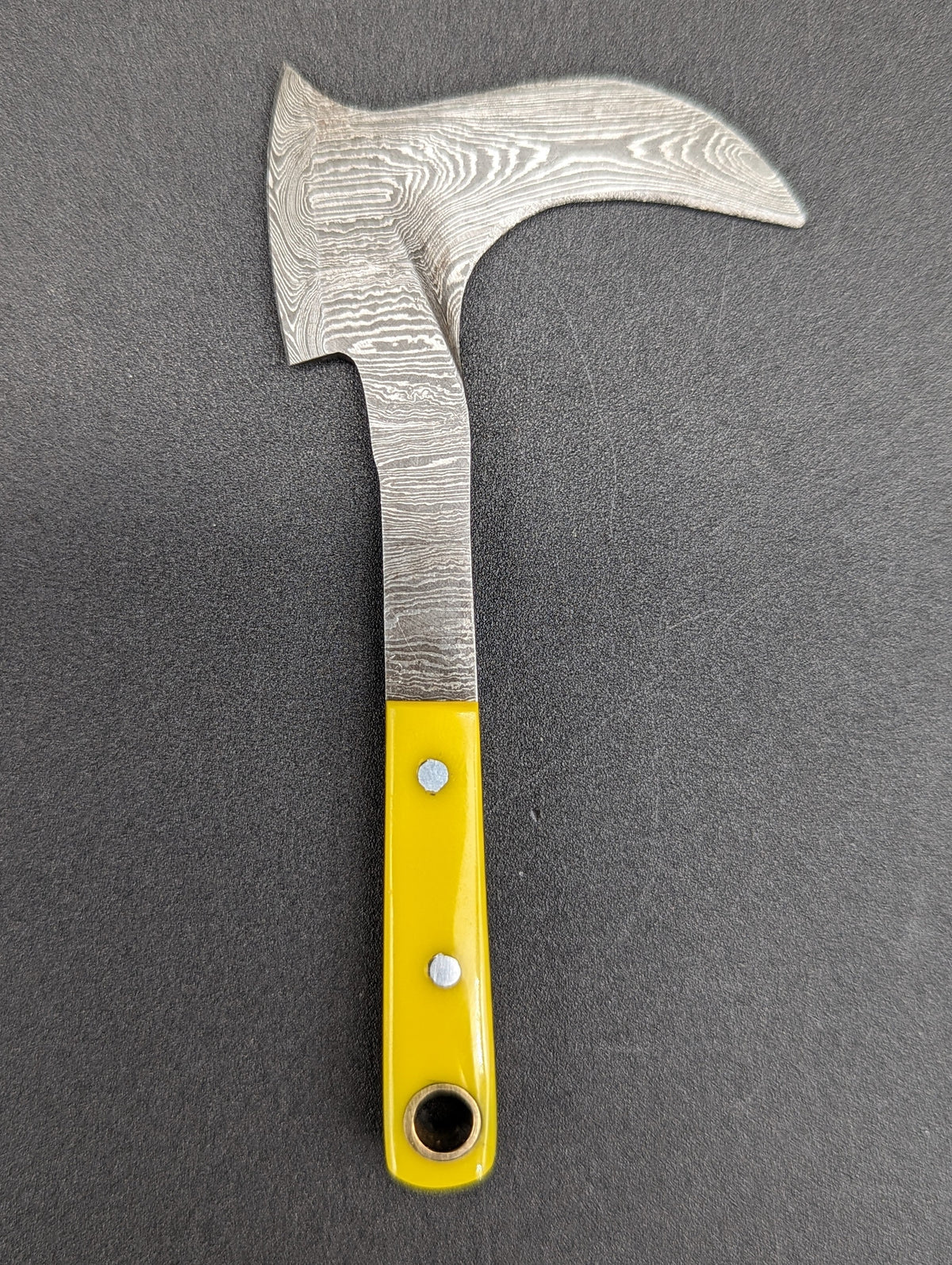 Hatchet Scythe Damascus Steel Dab Tool 3.5"-Avernic Smoke Shop