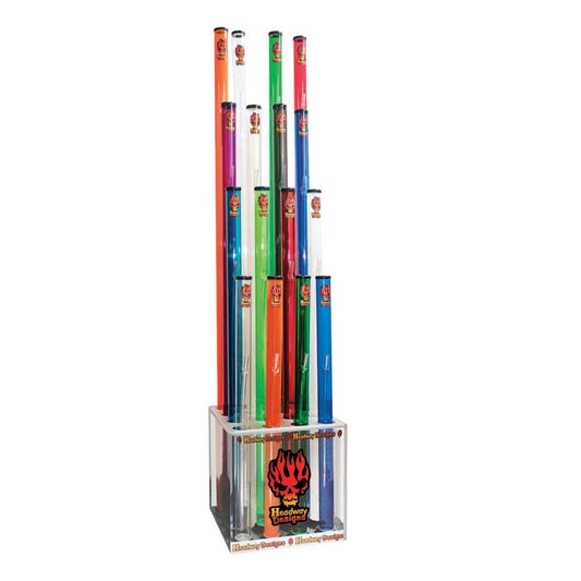 Headway Acrylic 3' and 4' Water Pipes - Meech Madness Smoke Shop