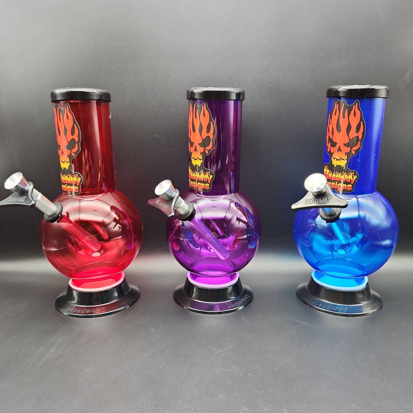 Headway Bubble Acrylic Pipes - Bubble Style - Avernic Smoke Shop