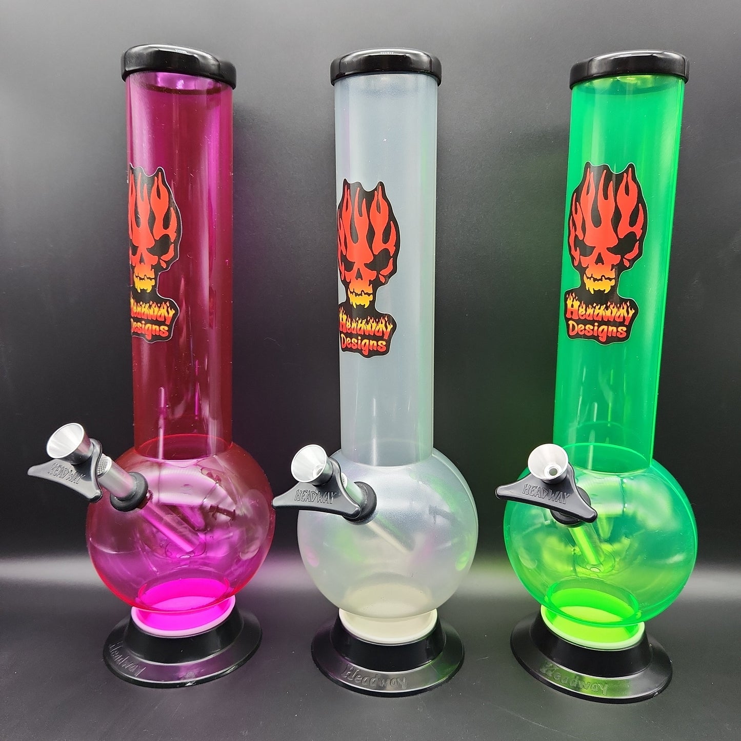 Headway Bubble Acrylic Pipes - Bubble Style - Avernic Smoke Shop