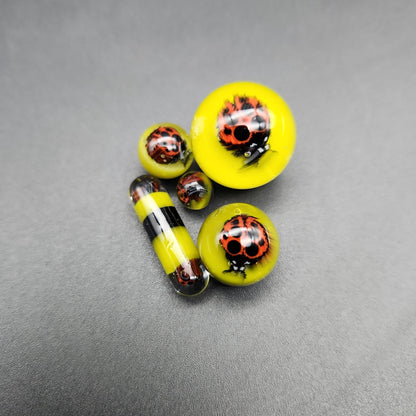 Heady Terp Slurper Sets - by Sprout Glass - Meech Madness Smoke Shop