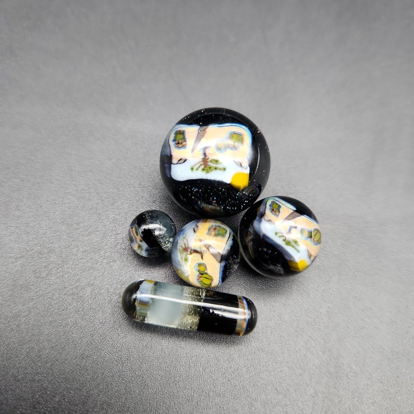 Heady Terp Slurper Sets - by Sprout Glass - Meech Madness Smoke Shop