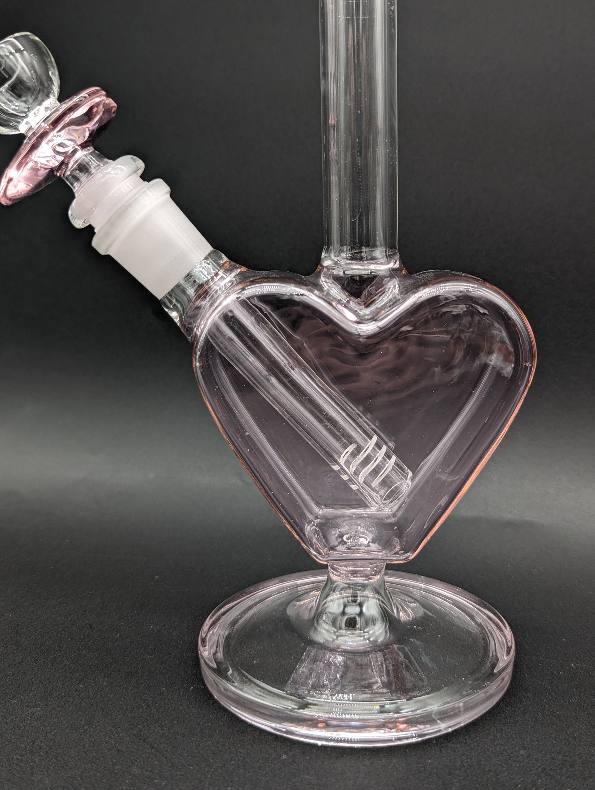Heart Shaped Bong w/ Matching Slide-Avernic Smoke Shop