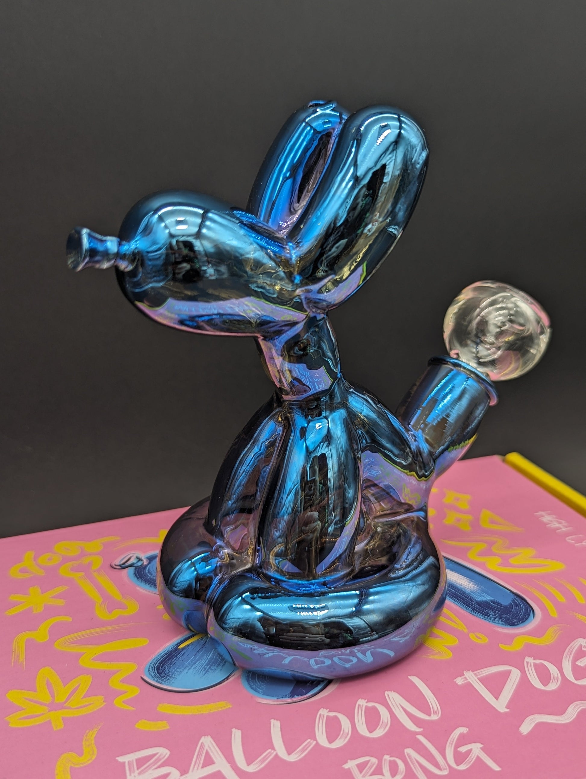 Hemper Balloon Dog Glass Water Pipe | 5.5"-Avernic Smoke Shop