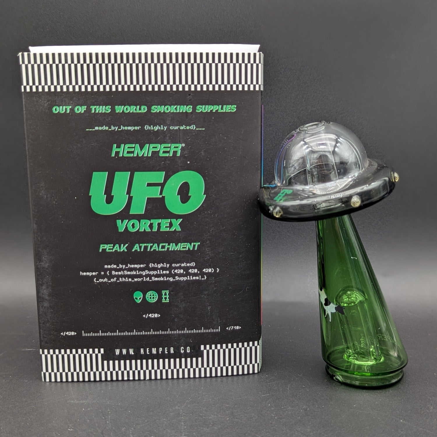 Hemper | Peak & Peak Pro Replacement Glass - UFO Vortex-Avernic Smoke Shop