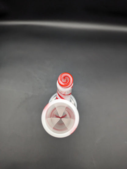 Hemper XL Candy Cane Water Pipe 10.5" - Meech Madness Smoke Shop