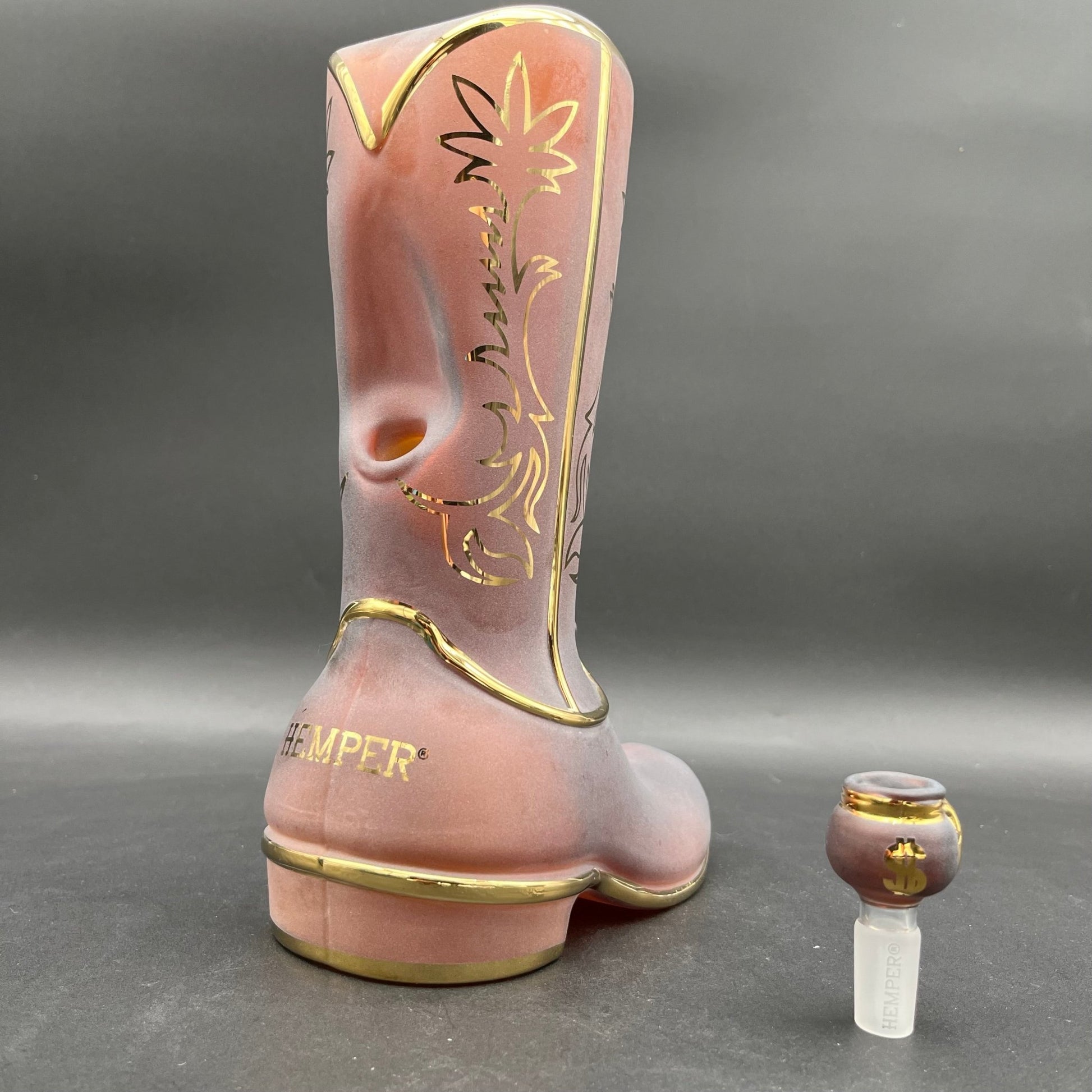 Hemper - XL Wild West Boot Water Pipe - Meech Madness Smoke Shop