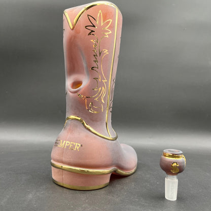 Hemper - XL Wild West Boot Water Pipe - Meech Madness Smoke Shop