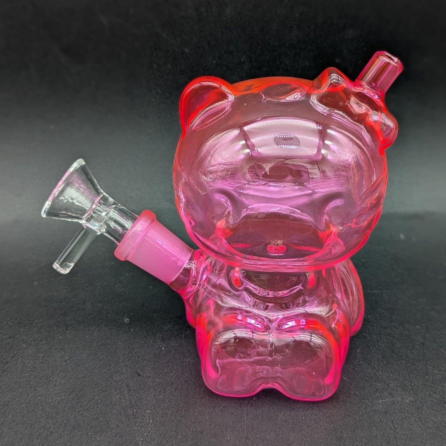 Hey There Kitty Glass Water Pipe | 4"-Avernic Smoke Shop