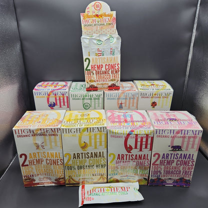 High Hemp Cones - Box of 15 - Avernic Smoke Shop