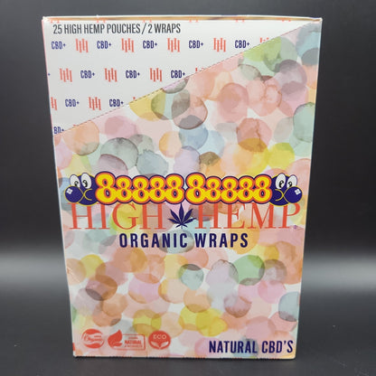 High Hemp Wraps - Box of 25 - Assorted Flavors - Meech Madness Smoke Shop