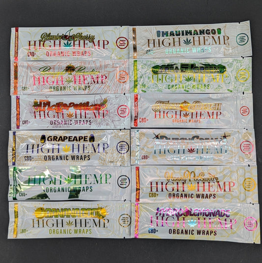 High Hemp Wraps - Individual Packs - Meech Madness Smoke Shop