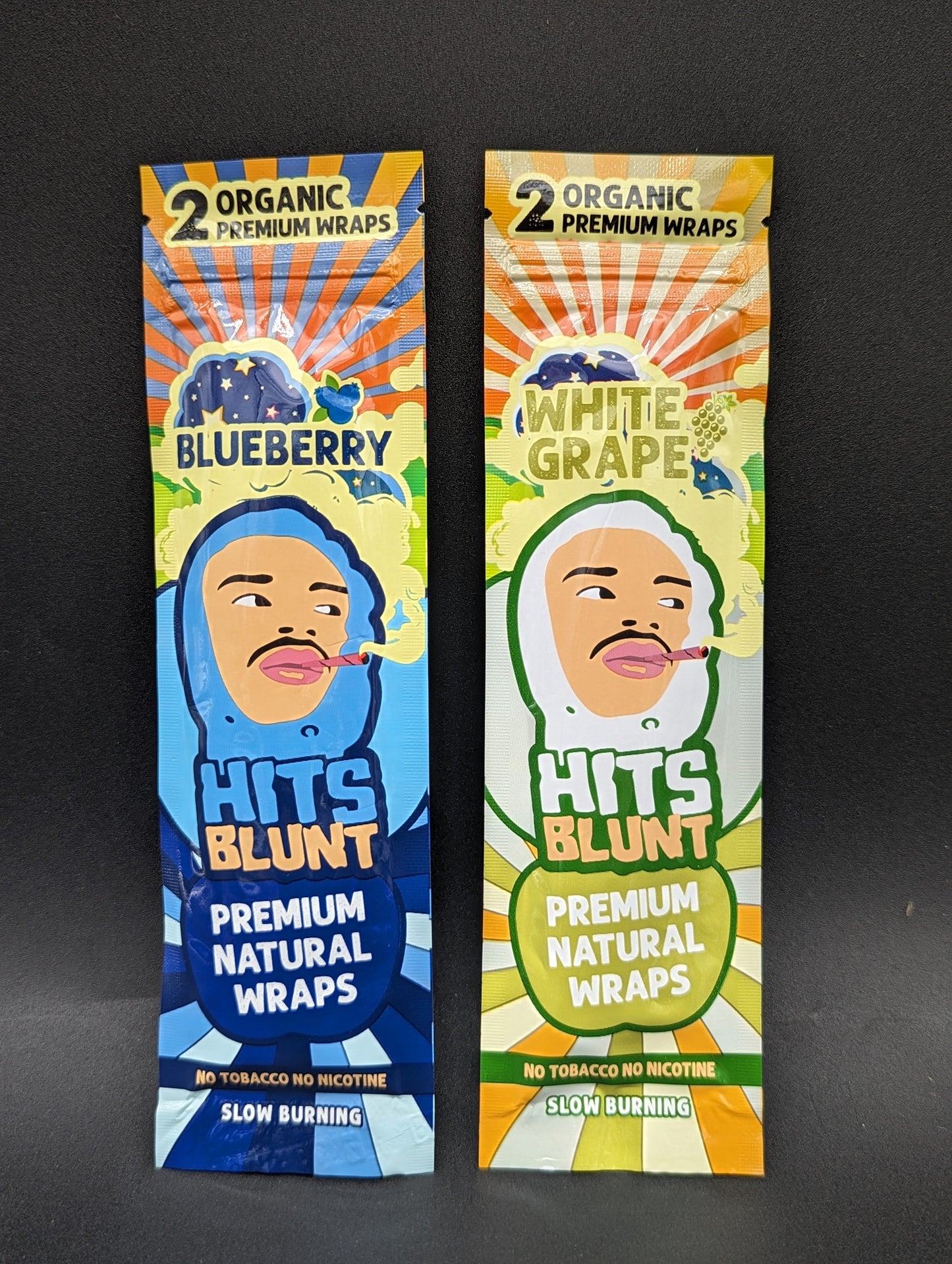 Hits Blunt Premium Organic Wraps 2pk