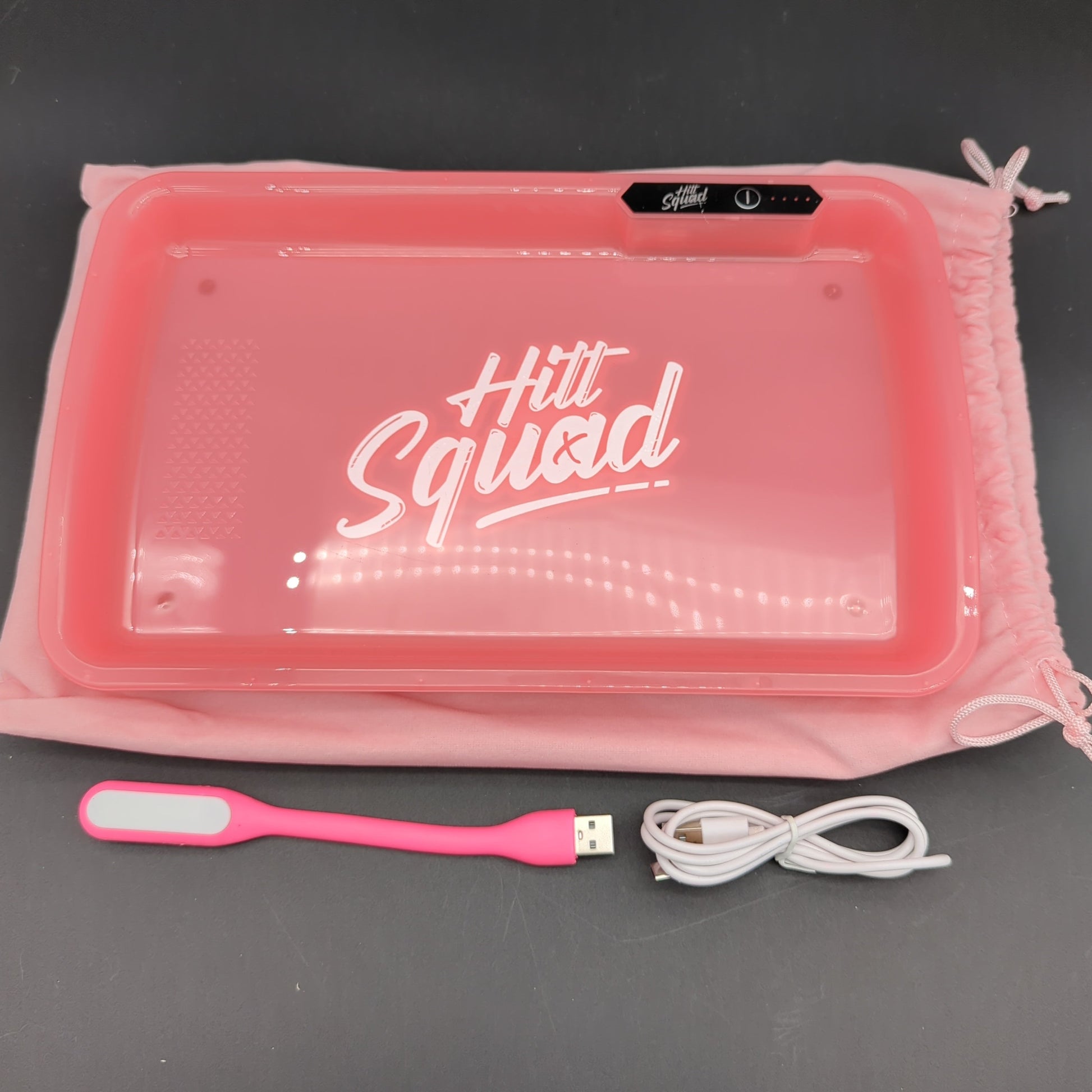 Hitt Squad Glow Rolling Tray - Avernic Smoke Shop