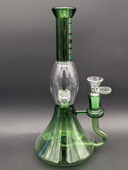 Hittin Glass 10" Showerhead Matrix Beaker-Avernic Smoke Shop