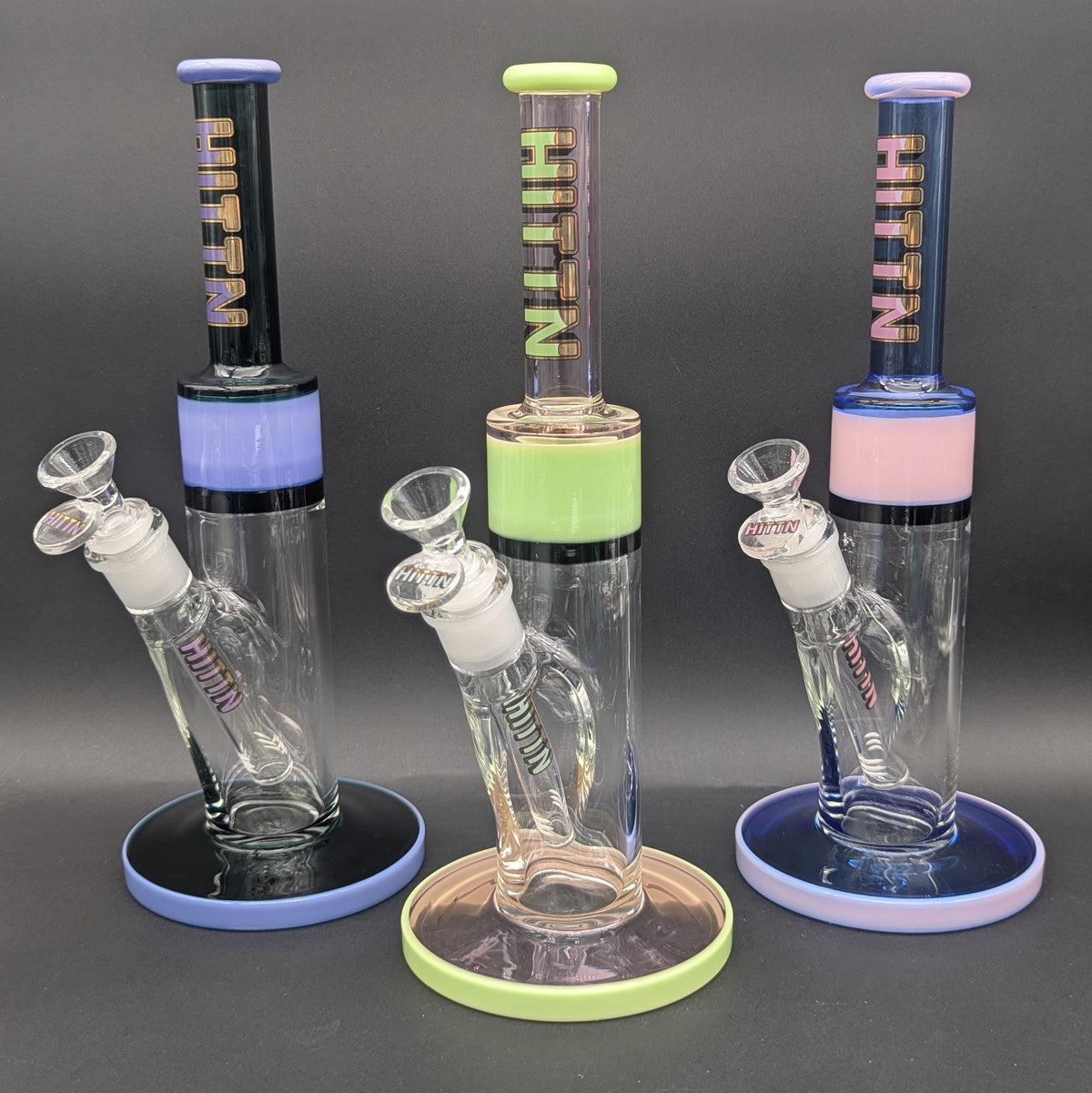 Hittin Glass 12" Color Accent Tube-Avernic Smoke Shop